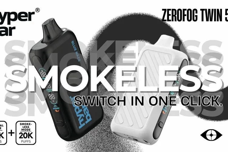 Hyper Bar ZeroFog Twin 50K Smokeless-Control Disposable